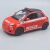 Kinsmart Fiat 500e tűzoltóautó modell autó