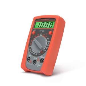 Multimetru digital de buzunar Maxwell MP Series, roșu și gri, vedere înclinată - Multimetre