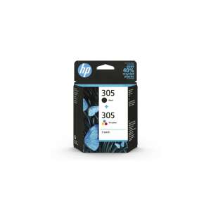 HP 6ZD17AE Tintenpatronen Multipack für Deskjet 2320, 2710, 4120, HP 305, schwarz, Farbe, 120+100 Seiten