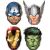 Mighty Avengers maszk szett 6 darabos: Amerika Kapitány, Thor, Vasember, Hulk