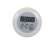 White digital kitchen timer with LCD display, minutes and seconds setting, start/stop and reset buttons