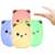 LED night light for kids, cat shaped, RGB, with remote control, white, touch control