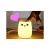 Maci LED night light, tap to change colors, cute cat lamp