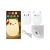 Maci LED night light with color options, USB charging port