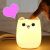 Maci LED night light, touch sensor activated, cute cat lamp