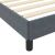 vidaXL Boxrugós ágy matracmal Sötétszürke 80 x 220 cm szövet 148144313