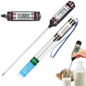 Digital LCD Kitchen Meat Thermometer 43316379