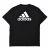 Adidas Essentials Big Logo fekete póló, nagy logó a hátán