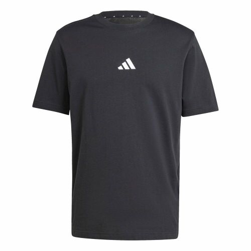 Adidas Essentials fekete póló elölnézet - Adidas