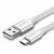 UGREEN USB-A to USB-C charging cable, short white cord for Android phones and tablets