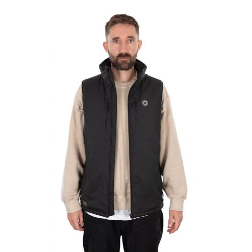 Matrix Therma Foil Gilet - Fekete férfi termomellény, elölnézet - Férfi mellény