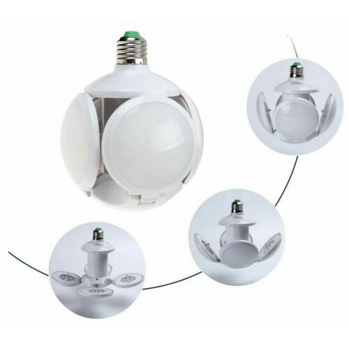 FBL 40W összecsukható LED lámpa, E27 foglalat, UFO design, állítható fény panelek 
