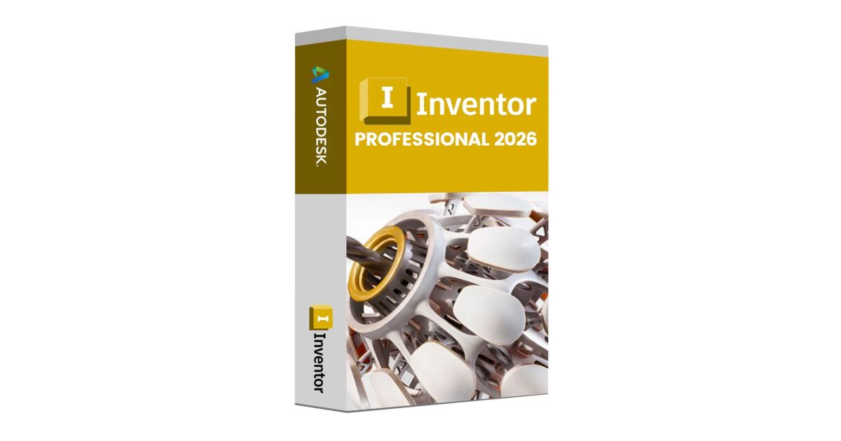 Autodesk Inventor Professional 2026 – 3-Jahres-Lizenz – 3D-CAD ...