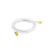Lanberg CAT6A S/FTP patch kábel, 0.25m, fehér