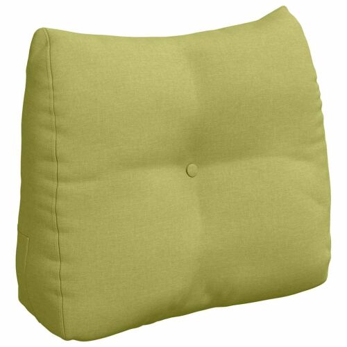 vidaXL Hátpárna Világos zöld 60 x 50 x 24 cm szövet 148297670 - Ágynemű
