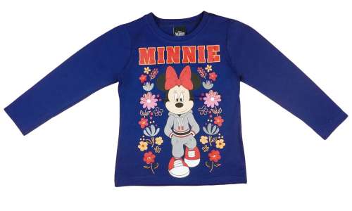 Disney Hosszú ujjú póló - Minnie Mouse #kék - 104-es méret 30492572