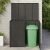 vidaXL Kuka Doboz 2 pcs Fekete 65 x 80 x 115 cm Polietilén 148343233