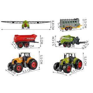 6 részes játék traktor szett 43326175 Játék autók