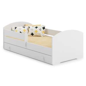 Kobi Luk Ifjúsági ágy matraccal és ágyneműtartóval 80x160cm #fehér - Többféle matricával 43330755 