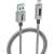 Yenkee YCU 311 GY 1 meter USB A to USB-C cable, gray, data transfer up to 5 Gbps, fast charging