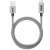 Yenkee YCU 311 GY 1 meter USB A to USB-C cable, gray, data transfer up to 5 Gbps, fast charging