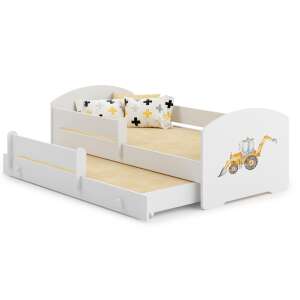 Kobi Luk Ifjúsági ágy 2 matraccal 80x160cm #fehér - Többféle matricával 43332893 