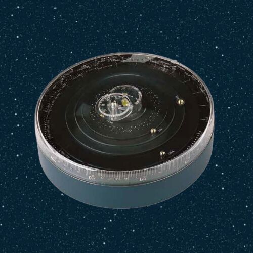 Navir Planetica planetárium, hordozható modell a bolygók pozícióinak megfigyelésére 1970-től 2049-ig - Navir