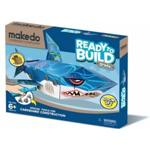Makedo Ready to Build Cápa 3D Modell Készlet - Doboz - Puzzle és kirakó