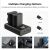 K&F Concept hordozható tripla USB-C akkumulátor LC-E6P töltő, LCD + 3db LP-E6P akkumulátor 2250mAh 154324364