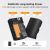 K&F Concept hordozható tripla USB-C akkumulátor LC-E6P töltő, LCD + 3db LP-E6P akkumulátor 2250mAh 154324364