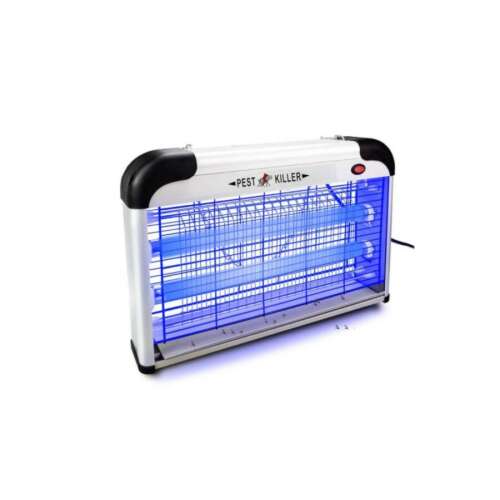Elektromos rovarcsapda UV fénnyel, Pest Killer márka, 60W, beltéri használatra, szúnyogok, legyek, molyok és más repülő rovarok ellen