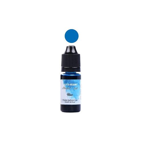 Let's Resin kék alkoholos tinta, 10 ml, műgyanta művészethez és kézművességhez. - Hobby festék