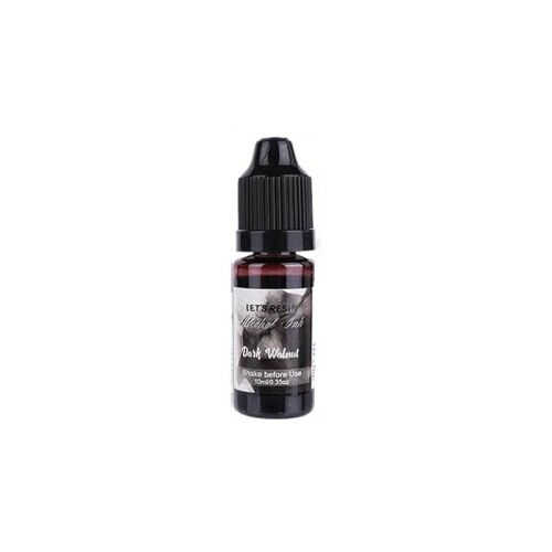 Let's Resin alkoholos tinta Sötét dió, 10 ml-es sötétbarna gyanta színező - Hobby festék