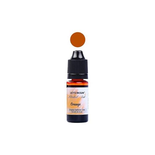 Let's Resin narancssárga alkoholos tinta üveg, 10ml - Hobby festék