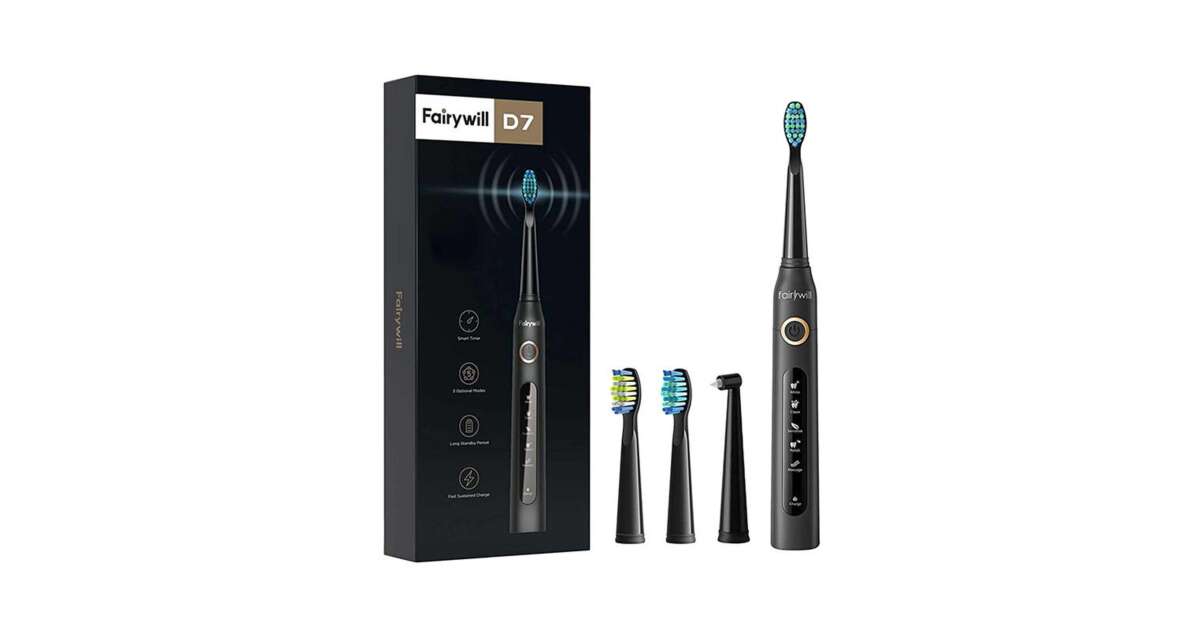 Oral-B Pro 3 3900 Duo Pack 2pcs Electric Toothbrush, Black-White 