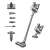 Dreame T30 cordless stick vacuum cleaner, grey, accessories