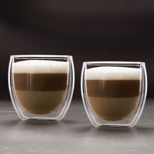 Duplafalú cappuccino pohár - 250 ml - 2 db/doboz