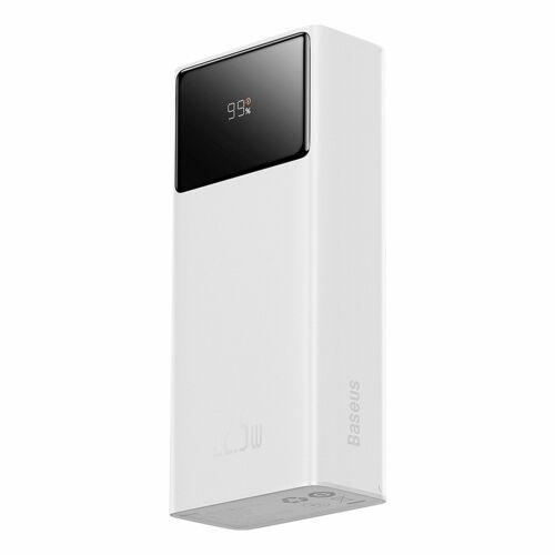 Baseus EnerFill FP41 30000mAh 22.5W külső akkumulátor Baseus Simple USB-A - USB-C 3A 30cm kábellel - fehér 148444022 - Külső akkumulátor és powerbank
