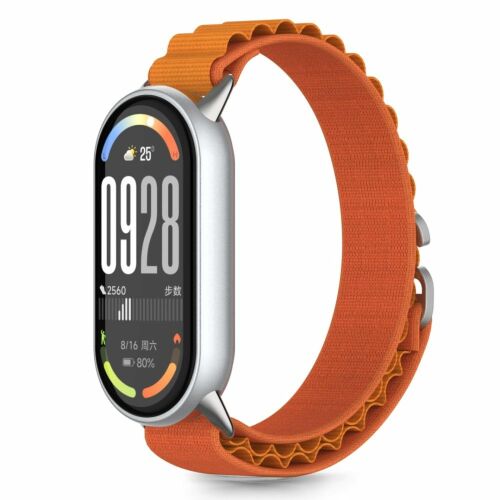 Tech-Protect Nylon Pro szíj Xiaomi Smart Band 8 / 9 / 10 / NFC-hez - narancssárga 148444832 - Okos eszköz