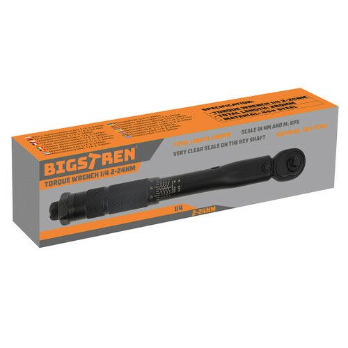 Bigstring 1/4 hüvelykes 2-24Nm nyomatékkulcs csomagolásban - Nyomatékkulcs