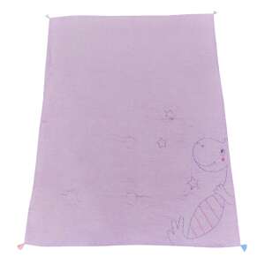 Dínó mintás rózsaszínű gyerek takaró - 120x150 cm 43370786 Plédek