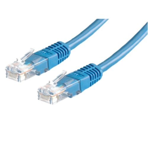 Roline UTP Cat5e kábel, 2m, kék, ethernet patch kábel - Roline