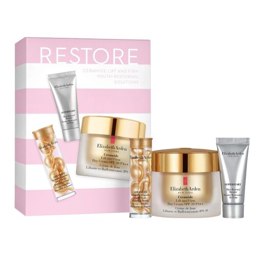 Elizabeth Arden Restore Ceramide Lift and Firm Youth-Restoring Solutions Szett - Arcszérum