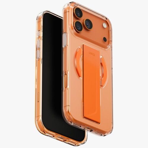 Uniq Heldro Air tok iPhone 17 Pro Maxhoz, Magclick töltés - narancssárga 148501359 - Telefontok