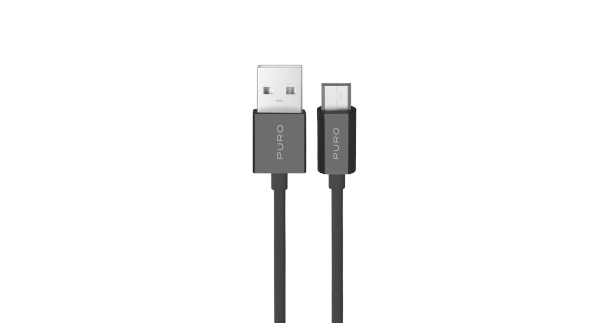 Puro Cavo Micro USB 1 Metro - Versione 2.0, Connettori Micro-A E Apple 30 Pin - 2