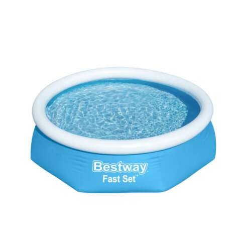 Bestway Kréta 244x66cm Puhafalú medence vízforgatóval és szűrőbetéttel (8050264) #kék
