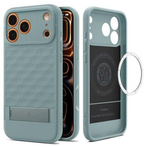 Spigen Parallax „S” MagSafe tok iPhone 17 Próhoz - zöld 168228671 - Telefontok