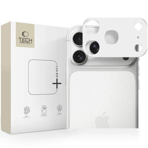 Tech-Protect Camalloy Fit+ kameravédő iPhone 17 Pro Maxhoz, ezüst 148509166 - Telefon