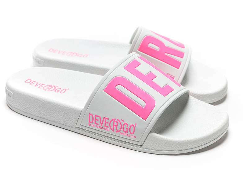 Devergo Caravella női papucs - fehér/rózsaszín