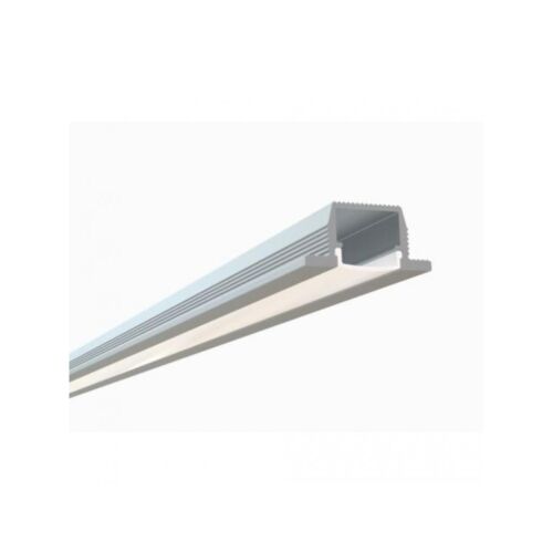 VIALUMIS 962 VL Süllyesztett eloxált alumínium U-profil LED szalaghoz, 2m, SLOT - LED profil